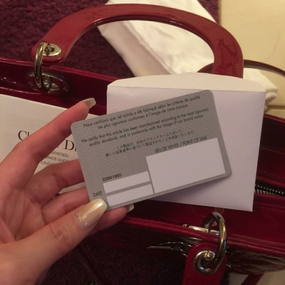 Authentic Dior bag with receipt - Picture 6 of 7