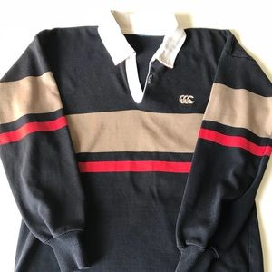 Canterbury of NZ Color Block Rugby Polo Size M.