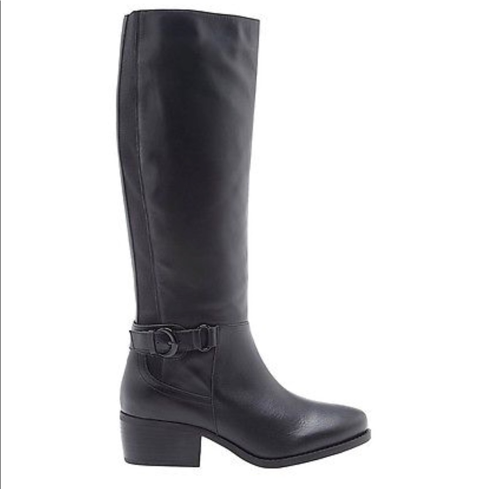 Women's Mercedes Clean Leather Riding Boots