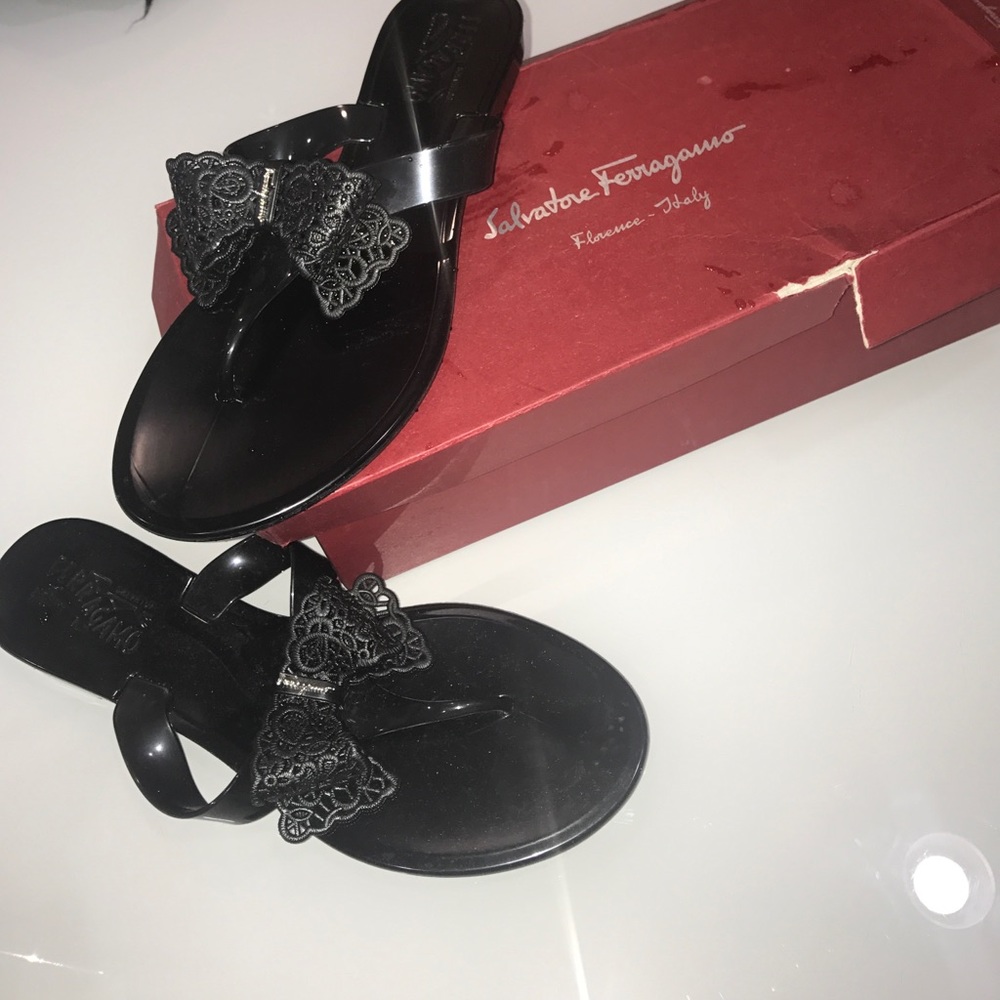 Salvatore ferragamo flip flops