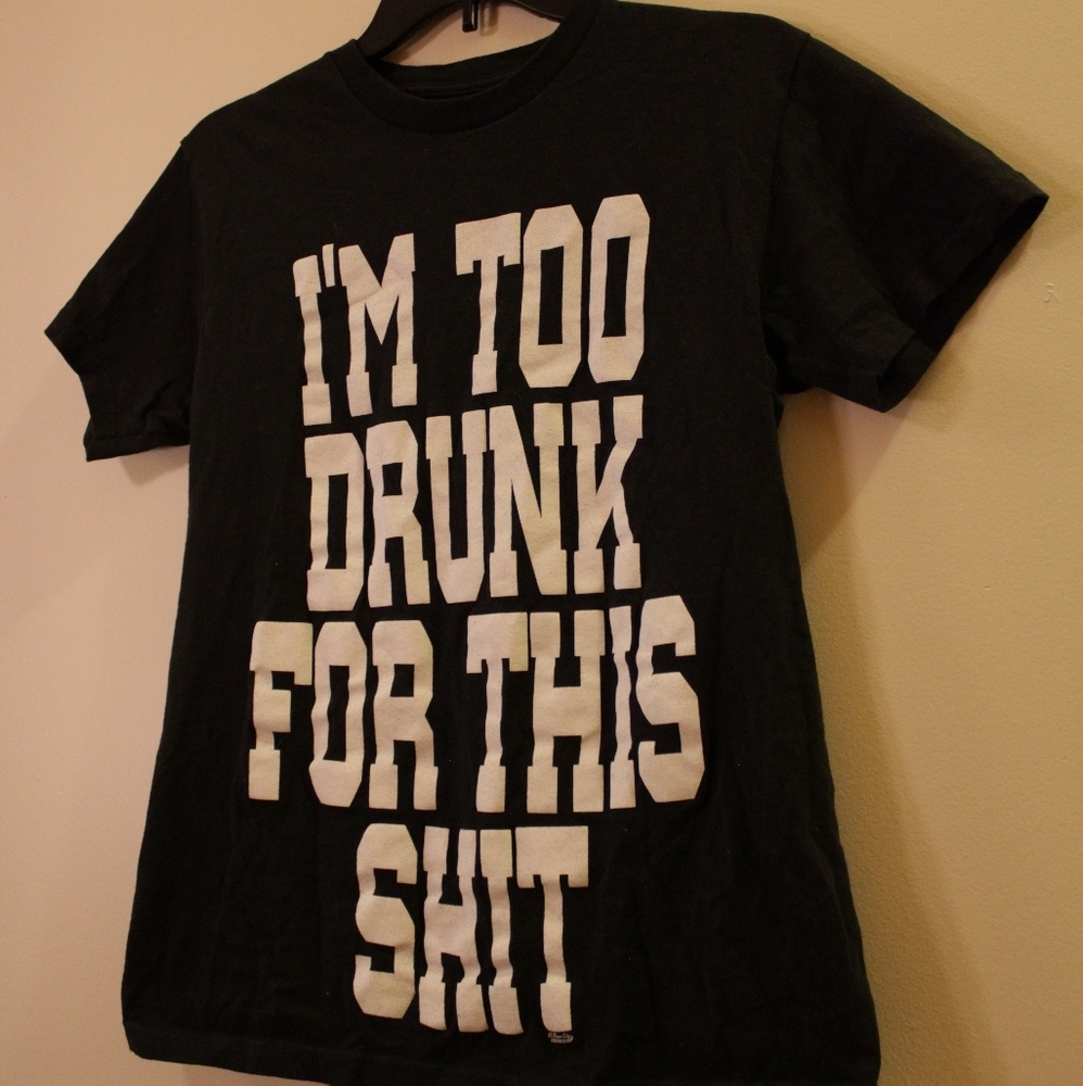 SOLD Funny Shirt, SM but fits Med.