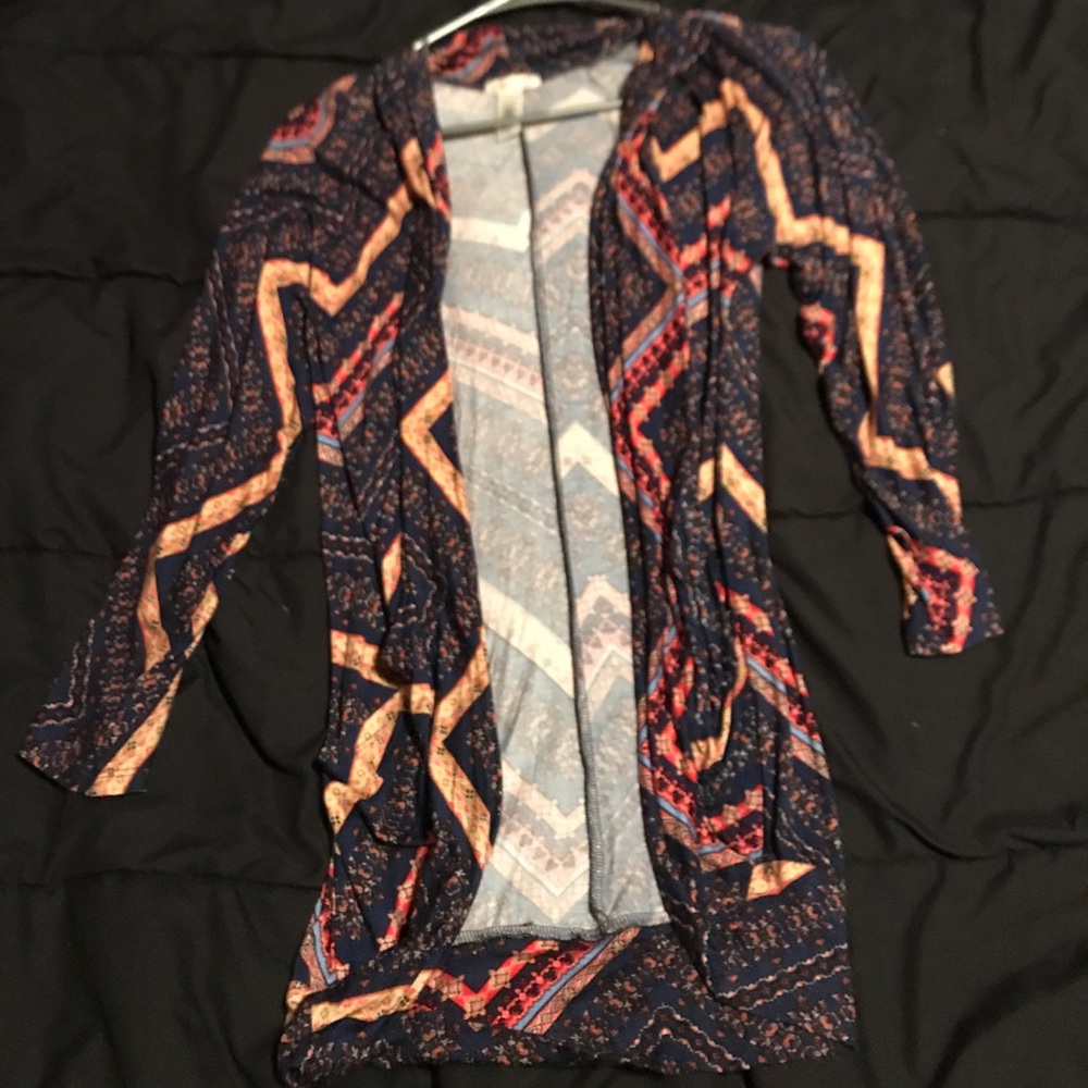 L8er brand size L. 3/4 cardigan.
