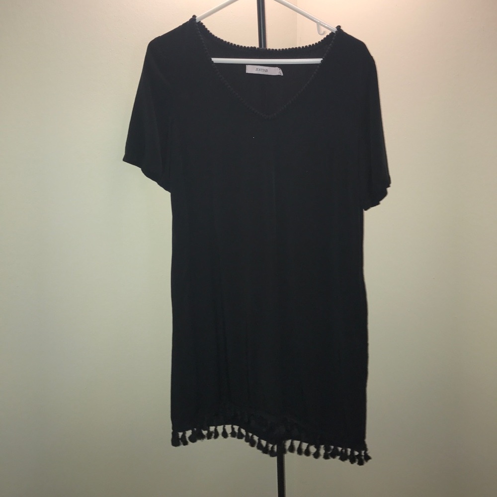 JustFab black dress