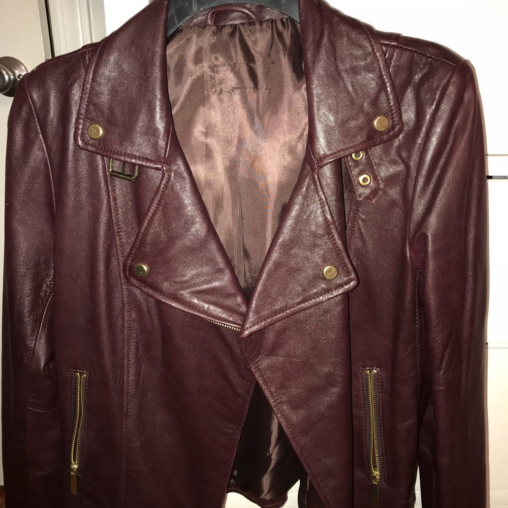 ~SOLD~ VICTORIA SECRETS LEATHER MOTO JACKET