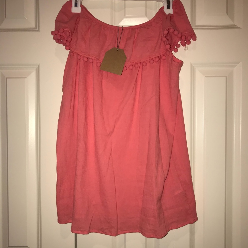 Tassel off the shoulder top