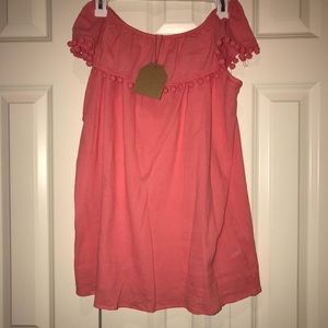 Tassel off the shoulder top