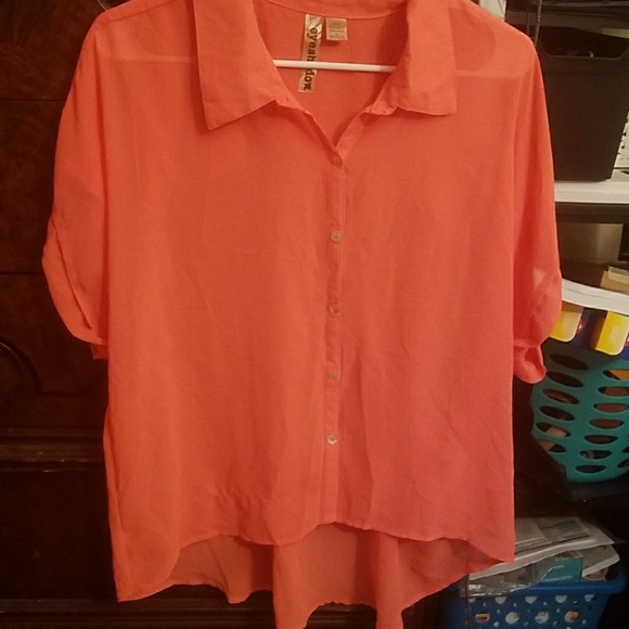 High Low Button Up - Picture 1 of 1