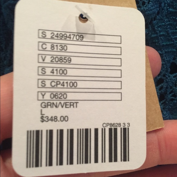 Free People Night Cap teal dress - size L - Picture 4 of 6