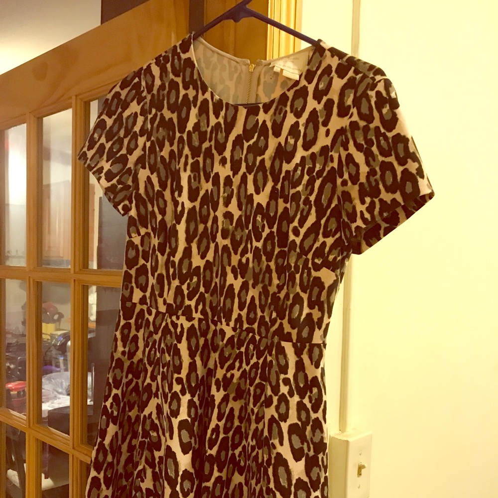 Leopard print kate Spade short sleeve dress