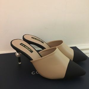 High heel mules Chanel Alike