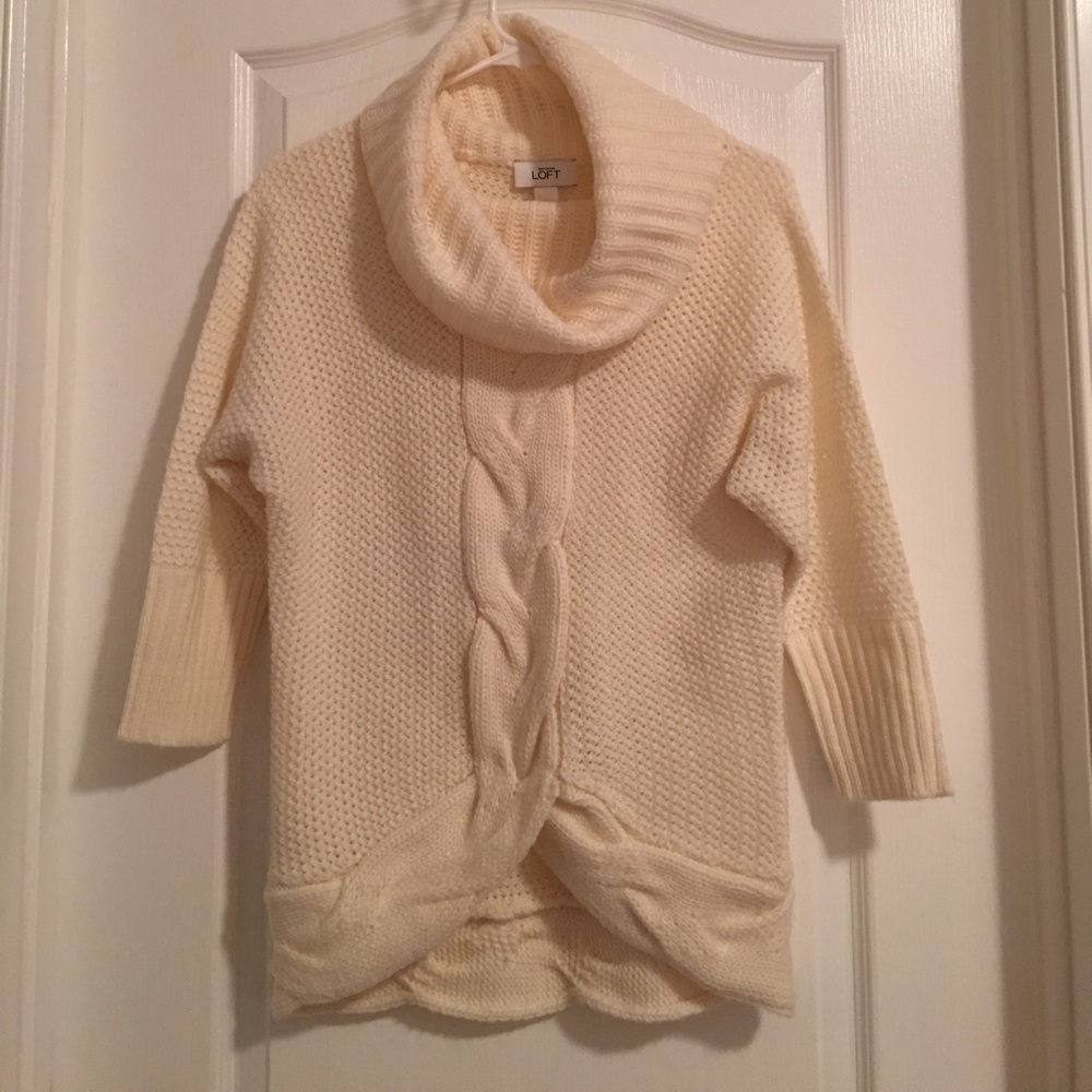 Loft cream sweater