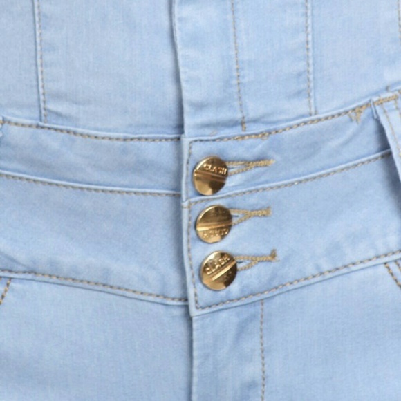 Light blue wash body suit jumpsuit - Picture 2 of 4