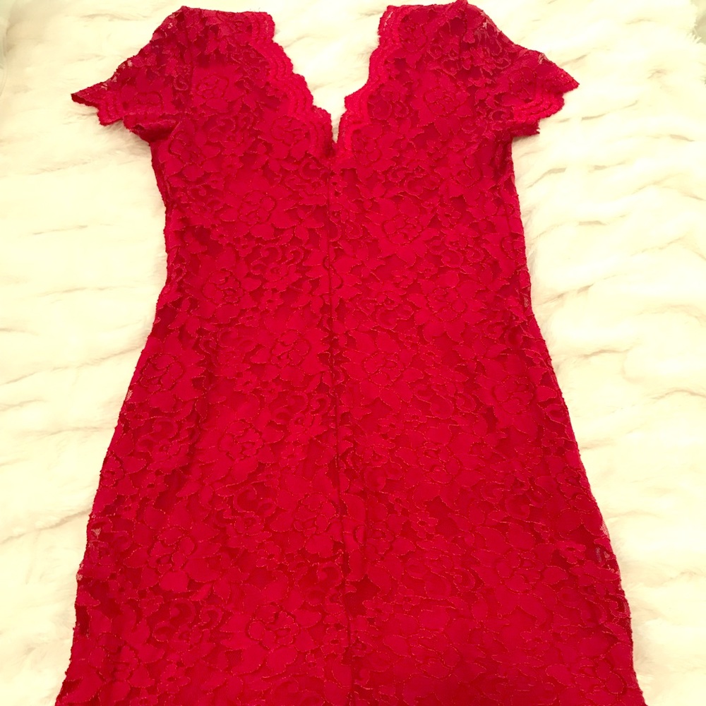 Red Lace Dress