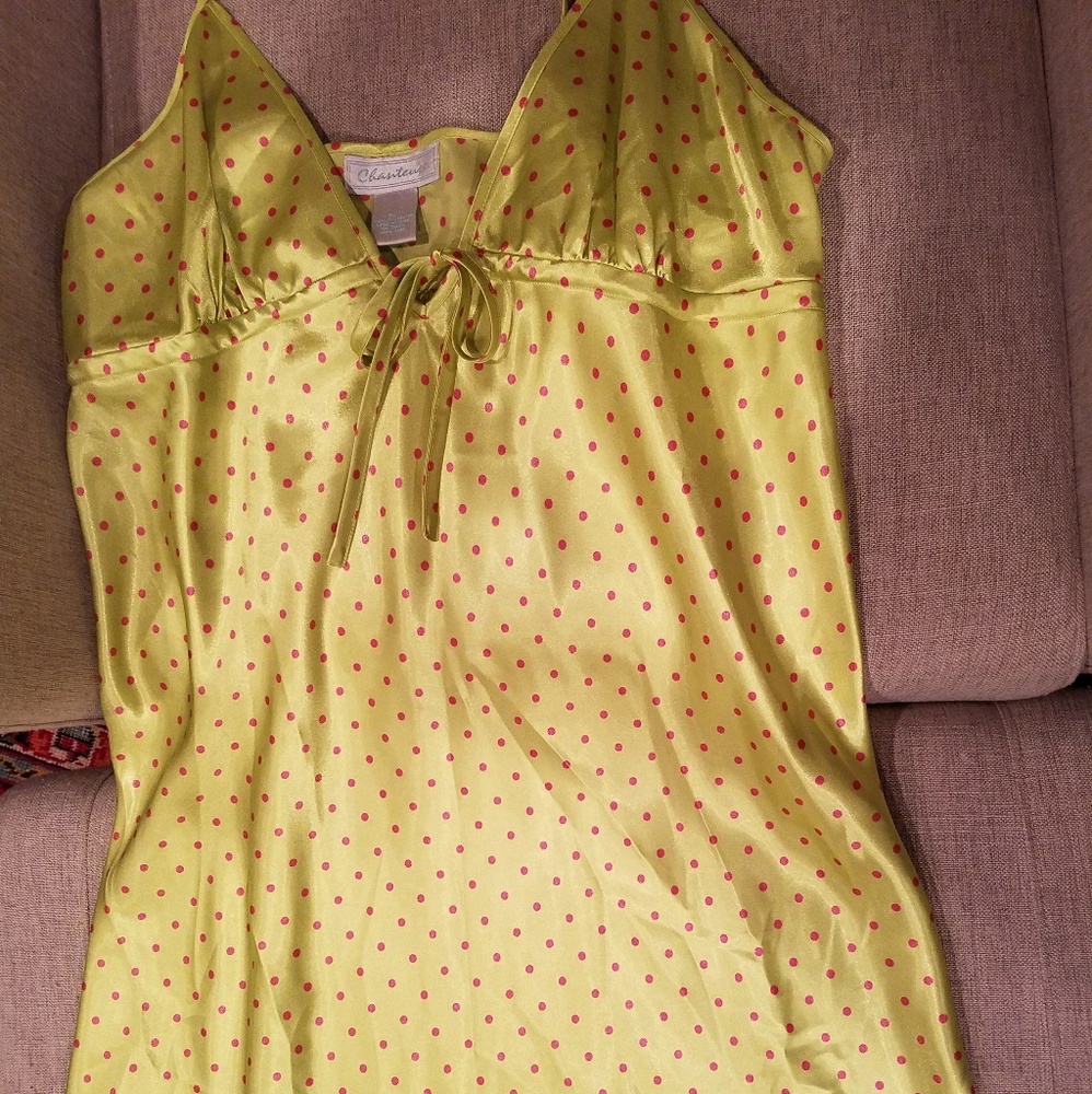 NWOT Chanteuse Polka Dot Chemise XL