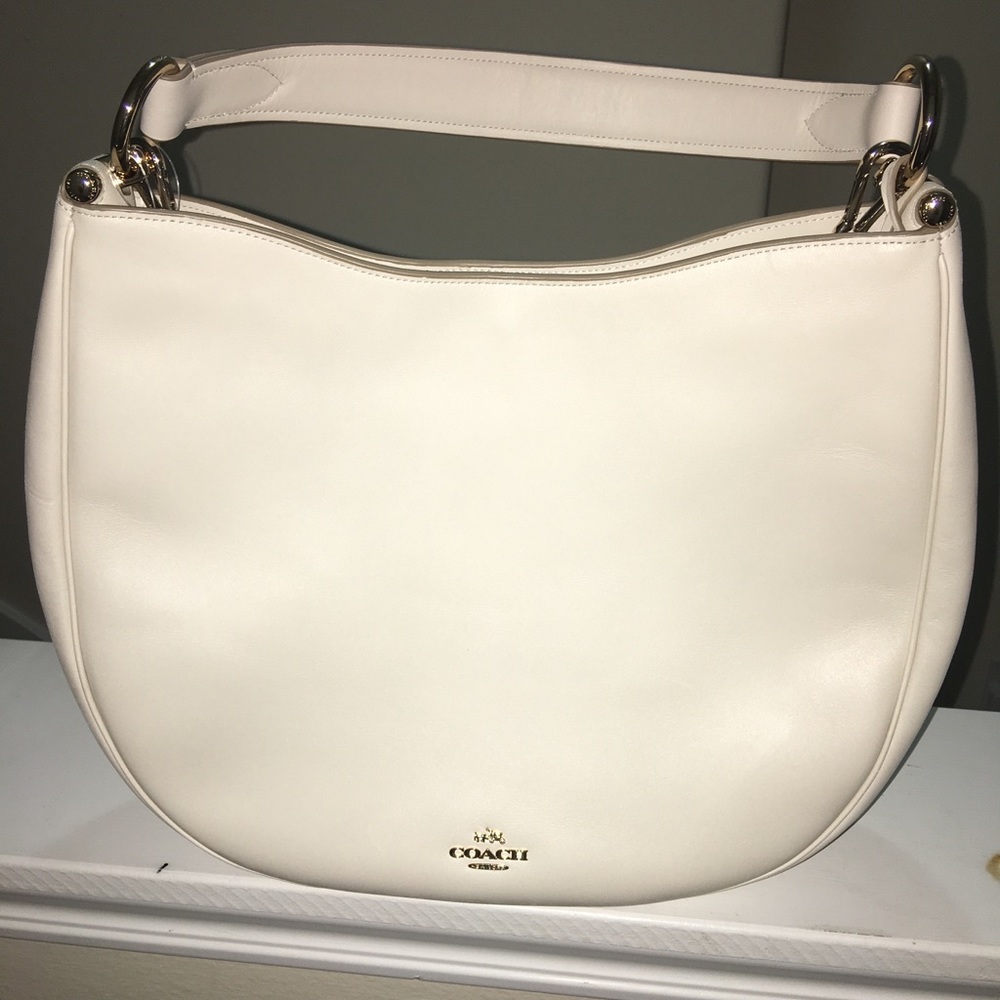 Large Coach Hobo leather handbag