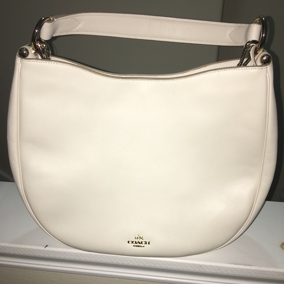 Large Coach Hobo leather handbag