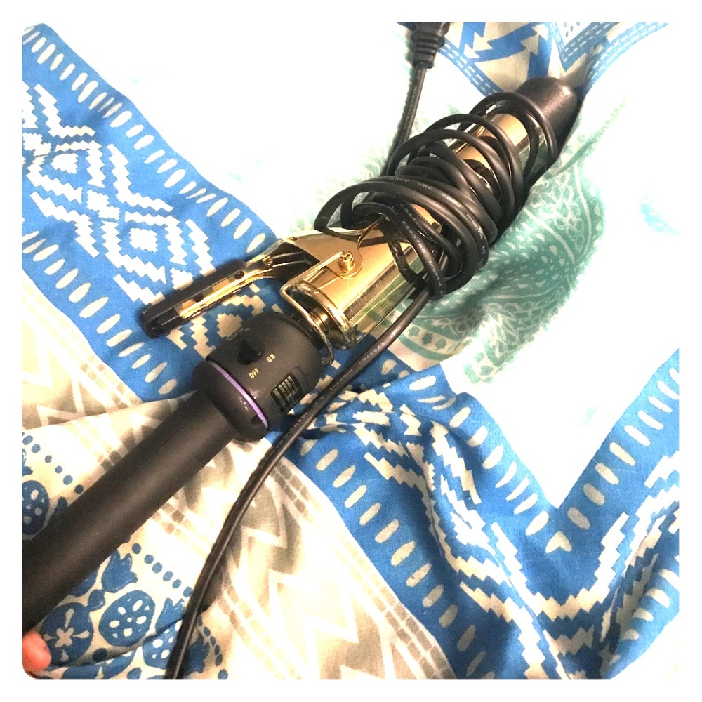 Hot tools curling iron