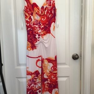 Size S NWT Arden B long mermaid printed dress