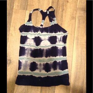 Hard tail tie dye tank