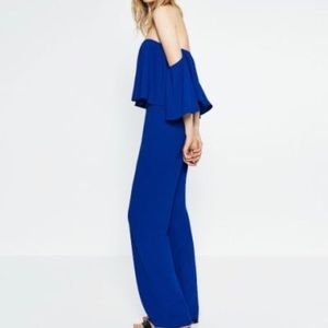 Zara off the shoulder Jumpsuit 💙