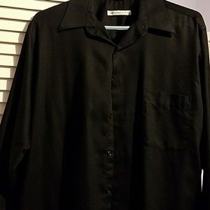 Black button up shirt