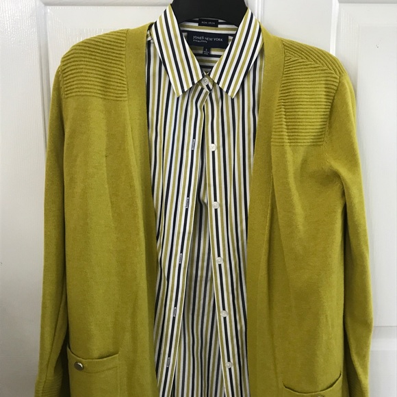 Jones New York button down and knit blazer - Picture 1 of 3