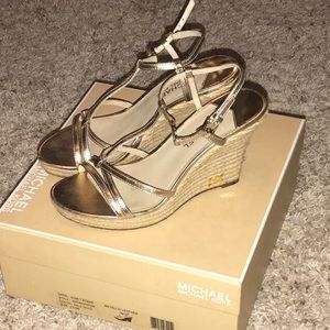 Michael Kors Kami T-Strap Wedge Sandal