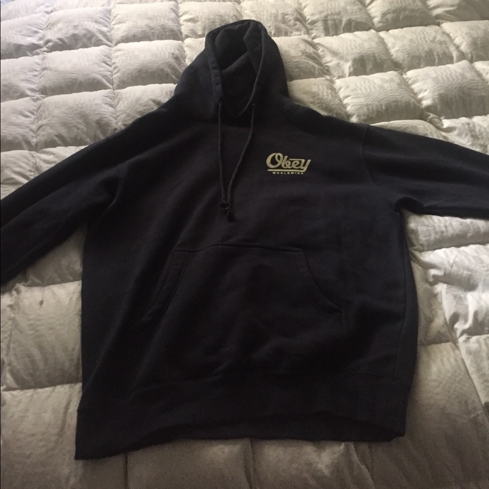 Men's navy blue obey sweatshirt