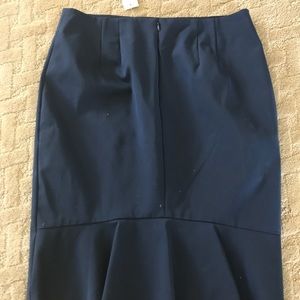 Ann Taylor navy pencil skirt nwt