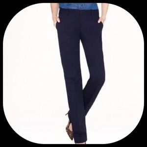 J. Crew Cafe Trouser In Navy