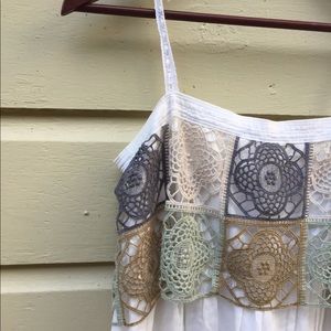 Crochet/cotton dress