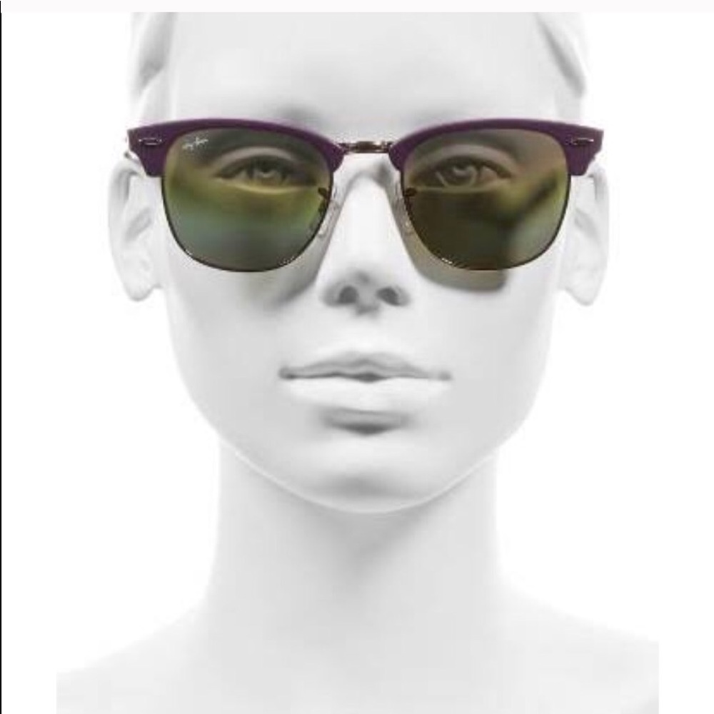 Barely used gold/tortoise Clubmaster Raybans