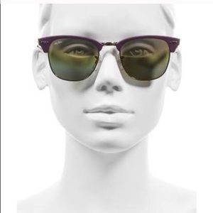 Barely used gold/tortoise Clubmaster Raybans