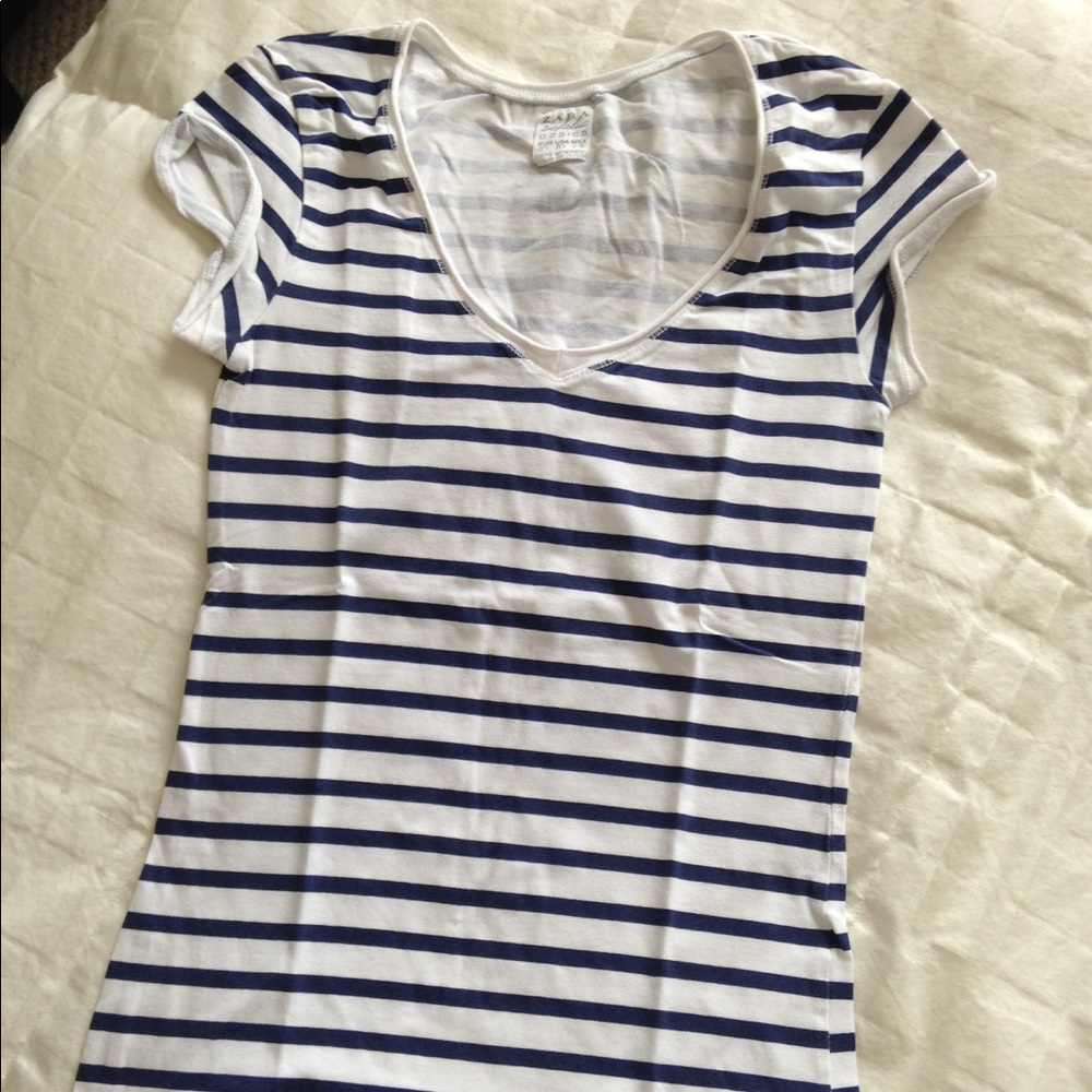 Zara stripe tee