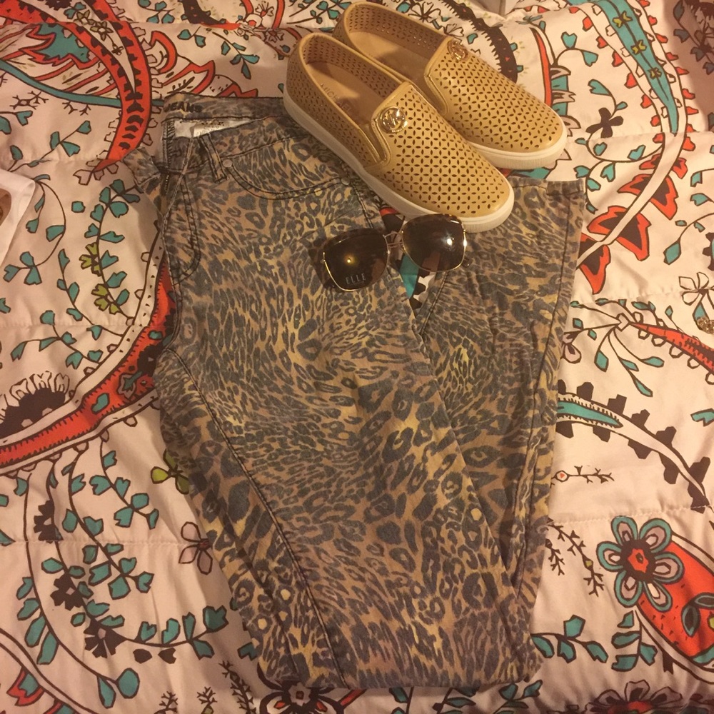 Animal Print Jeggings