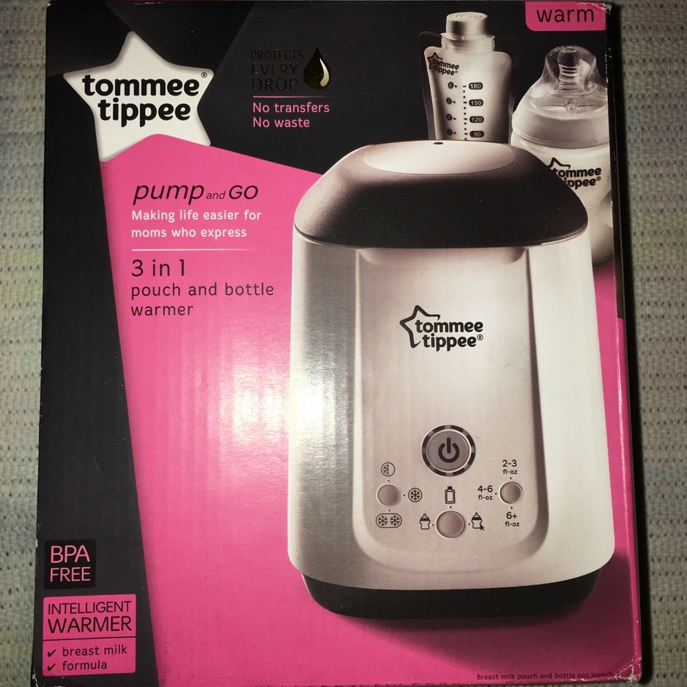 Tommee Tippee 3-in-1 Pump N Go Pouch&Bottle Warmer