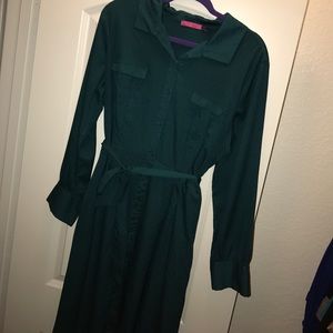 Mean green circle dress