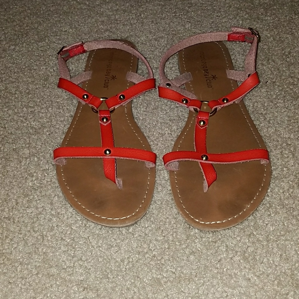 Fun Red Sandals - Picture 2 of 3