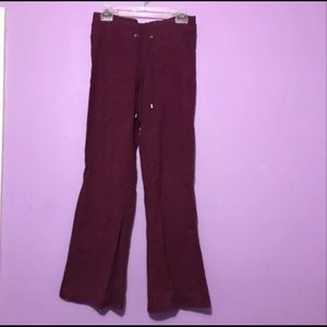 Maroon Bootcut Sweatpants Size Small Dkny