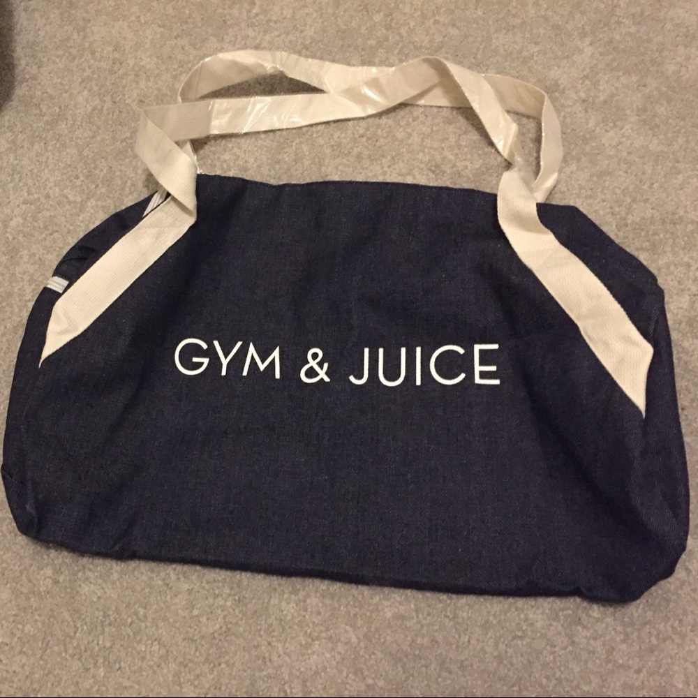 Brand new Gym & Juice duffel bag