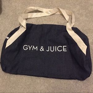 Brand new Gym & Juice duffel bag