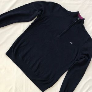 Vineyard Vine 1/4!zip sweater navy