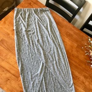 Tulip Hem Maxi Skirt