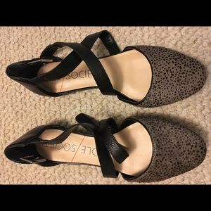 Sole Society Pony Hair Flats, size 5 1/2