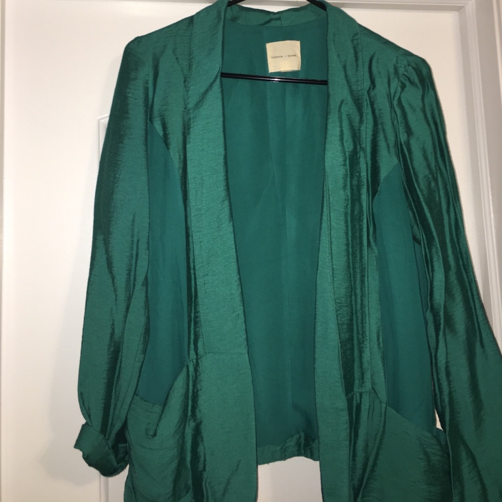 Teal blazer