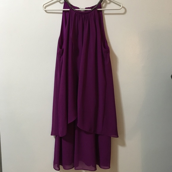 Style & Co Purple Elegant Dress - Picture 3 of 6