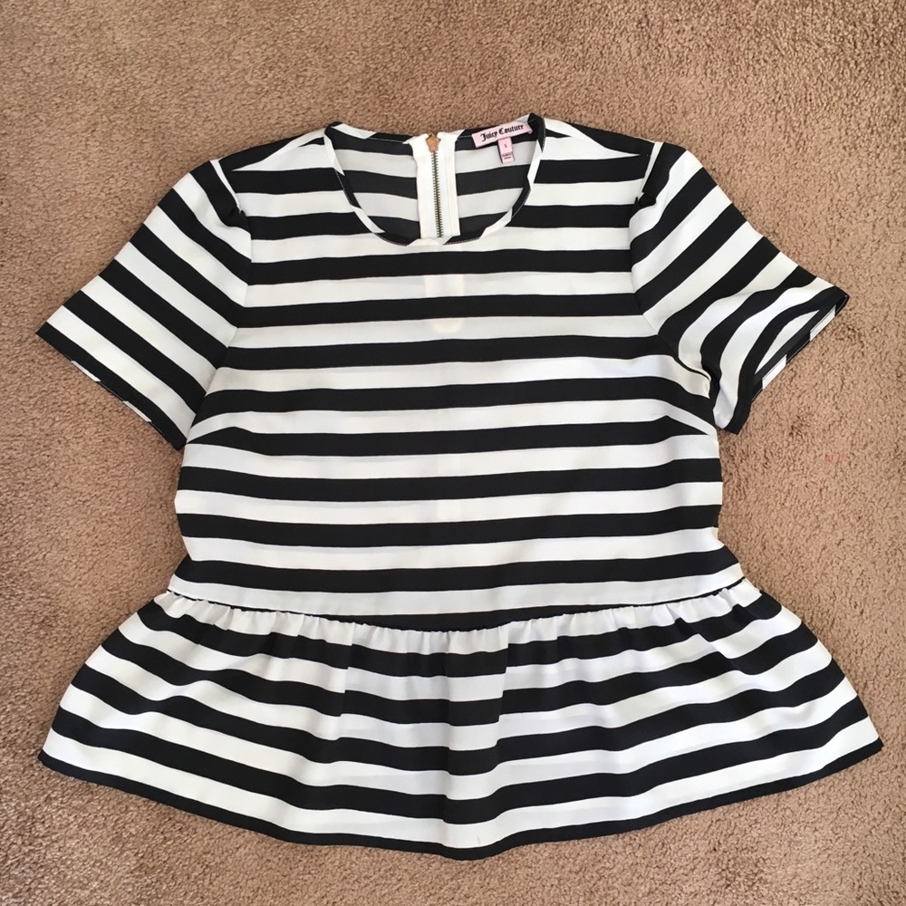Juicy Couture peplum top S