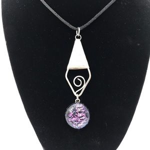 Unique Modern Dichroic pendant