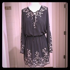 Beautiful embroidered dress, only worn once!