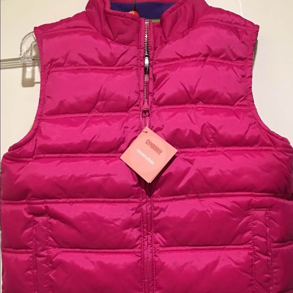 Gymboree reversible Vest size L 10/12 NEW